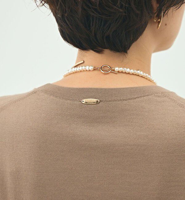 NOLLEY'S sophi「《アンサンブル対応》《手洗い可能》ウール100％5分袖プルオーバーニット」|ニット・セーター|