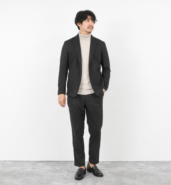 NOLLEY'S goodman「《セットアップ対応》【Active Jersey】ホームスパン ストレッチイージーJK」|テーラードジャケット|