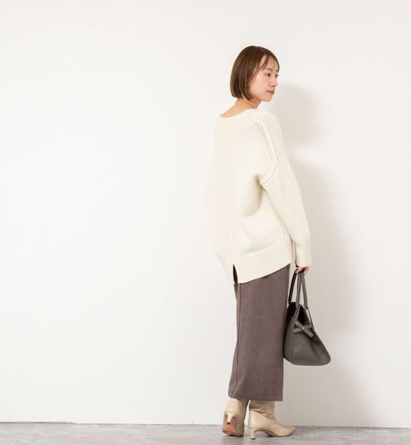 NOLLEY'S sophi「ブライト紡毛Vネックプルオーバー」|ニット・セーター|