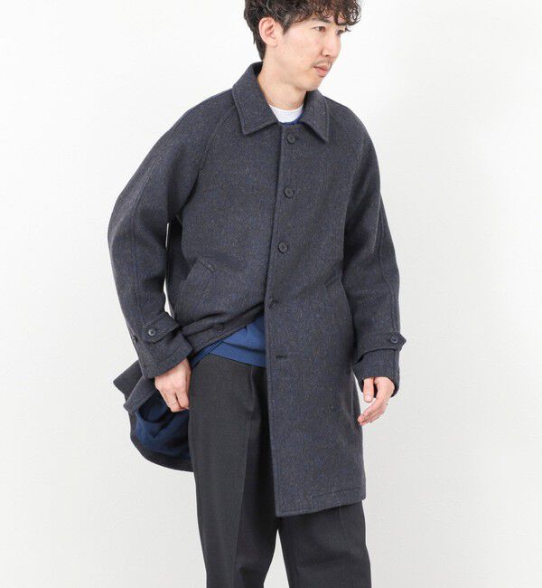 NOLLEY'S goodman「《ビジカジ対応》尾州ビーバーステンカラーコート 25AW」|ステンカラーコート|
