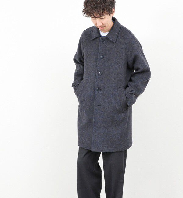 NOLLEY'S goodman「《ビジカジ対応》尾州ビーバーステンカラーコート 25AW」|ステンカラーコート|