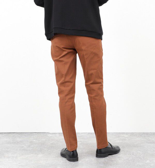 NOLLEY'S goodman「コットンカルゼ裏微起毛ストレッチスリムフィット 25AW」|チノ|