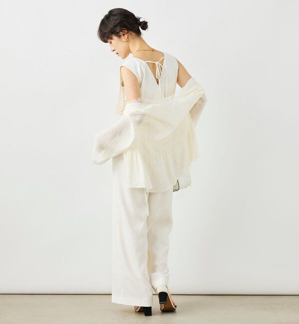 NOLLEY'S sophi「ウォッシャブルバックサテンサロペット」|オールインワン|