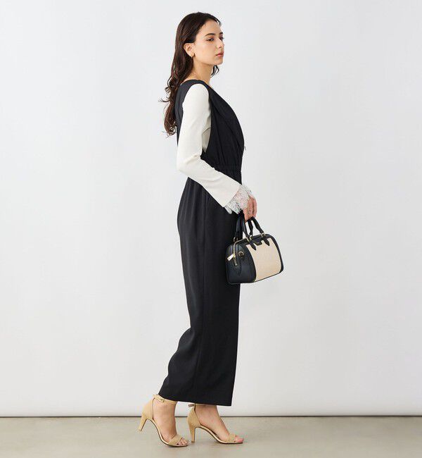 NOLLEY'S sophi「ウォッシャブルバックサテンサロペット」|オールインワン|