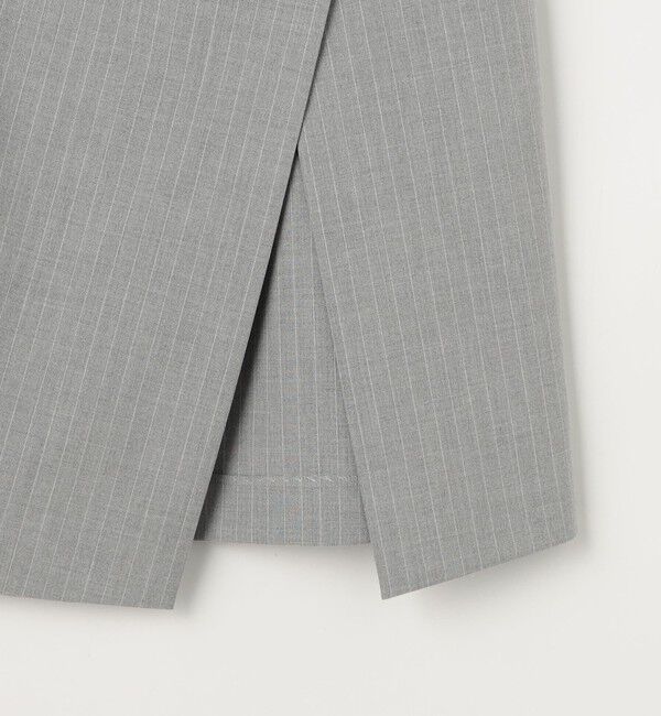 NOLLEY'S sophi「ウォッシャブルストライプドレープタイトスカート」|タイト|