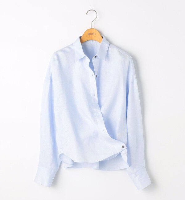 NOLLEY'S「MY STANDARD マルチWAYリネンショートシャツ」|シャツ・ブラウス|