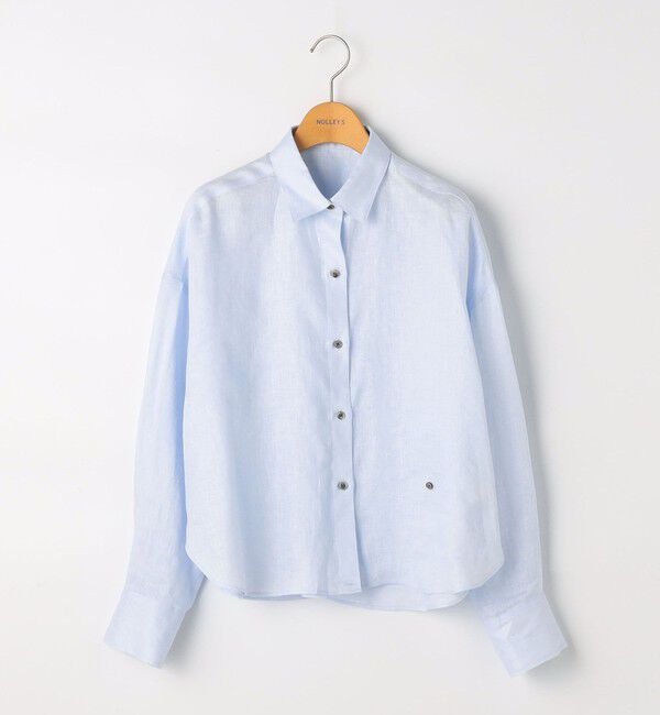 NOLLEY'S「MY STANDARD マルチWAYリネンショートシャツ」|シャツ・ブラウス|