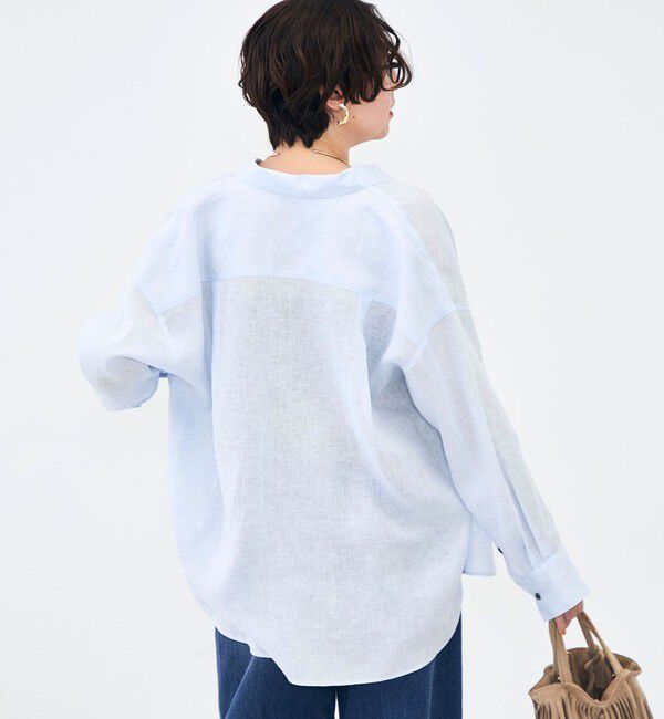 NOLLEY'S「MY STANDARD マルチWAYリネンシャツ」|シャツ・ブラウス|