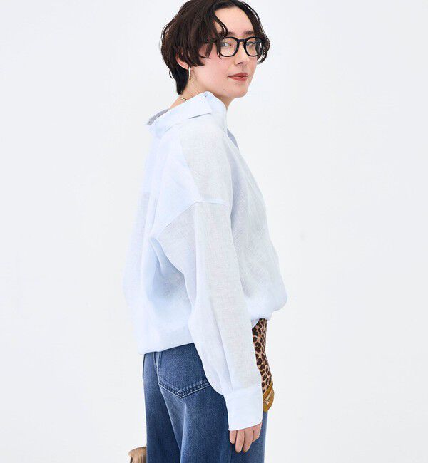 NOLLEY'S「MY STANDARD マルチWAYリネンシャツ」|シャツ・ブラウス|