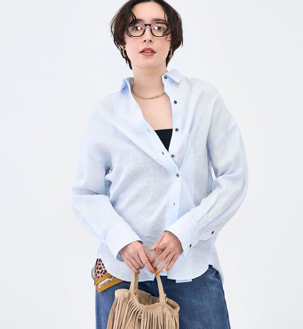 NOLLEY'S「MY STANDARD マルチWAYリネンシャツ」|シャツ・ブラウス|