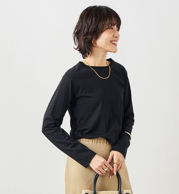 NOLLEY'S「ウォッシャブル綿ナイロンシアーロンＴ」|Tシャツ・カットソー|