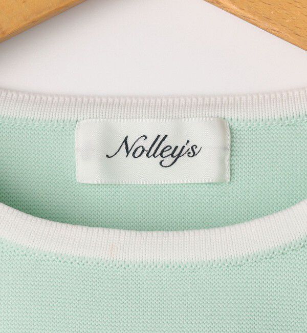 NOLLEY'S「《手洗い可能》ホールガーメントパフスリーブニットＴ」|ニット・セーター|