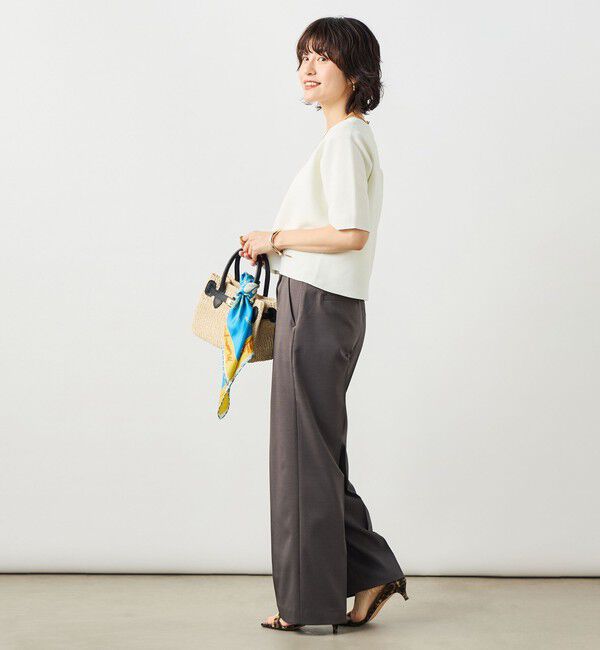 NOLLEY'S「《セットアップ対応》ホールガーメントニットＴ」|ニット・セーター|