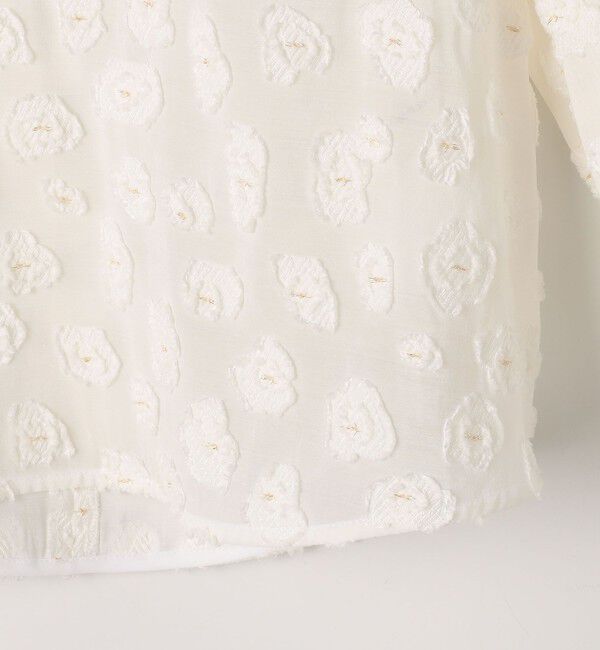 NOLLEY'S「【KIRYU】ウォッシャブル花柄ジャガードブラウス」|シャツ・ブラウス|