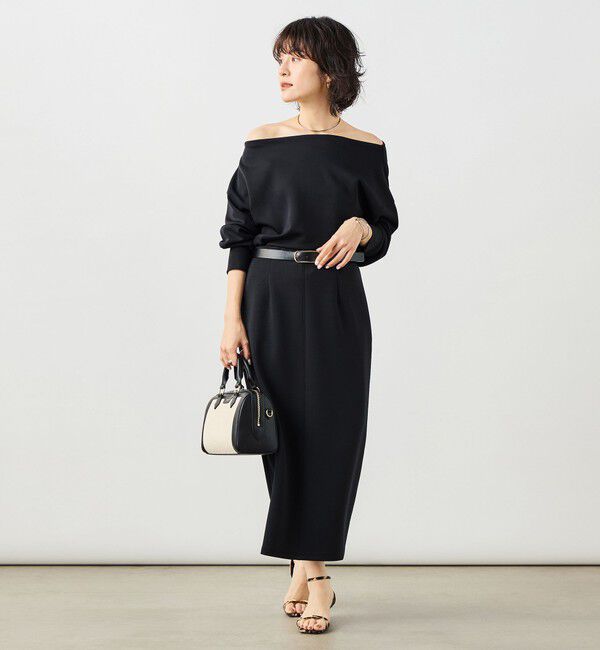 NOLLEY'S sophi「《セットアップ対応》ウォッシャブルボートネックライトダンボールプルオーバー」|Tシャツ・カットソー|