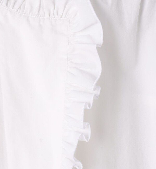 NOLLEY'S sophi「ウォッシャブルORGANICコットンフリルシャツブラウス」|シャツ・ブラウス|