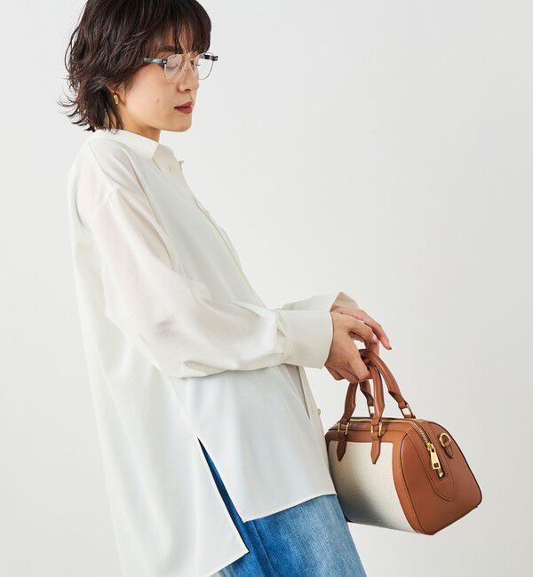 NOLLEY'S sophi「ウォッシャブルトリアセドレープシャツ」|シャツ・ブラウス|