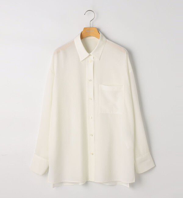 NOLLEY'S sophi「ウォッシャブルトリアセドレープシャツ」|シャツ・ブラウス|