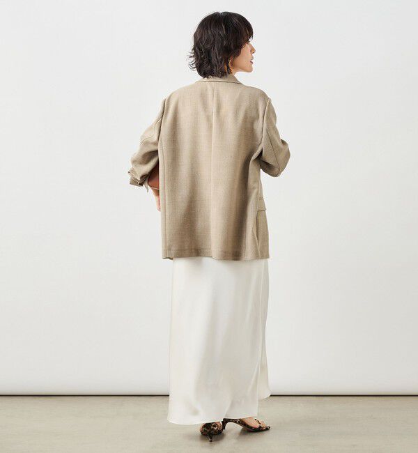 NOLLEY'S sophi「ウォッシャブルリネンライクオーバージャケット」|テーラードジャケット|