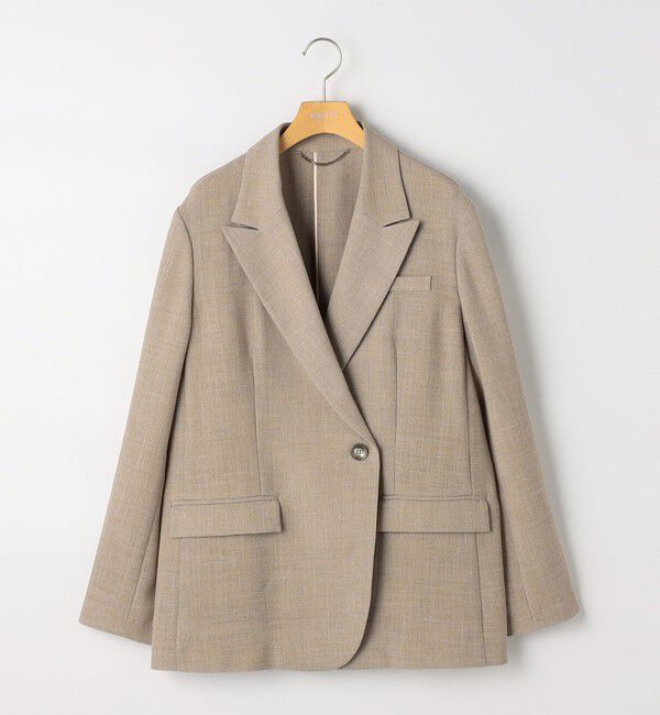 NOLLEY'S sophi「ウォッシャブルリネンライクオーバージャケット」|テーラードジャケット|