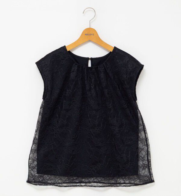 NOLLEY'S「ウォッシャブルレースレイヤードブラウス」|シャツ・ブラウス|