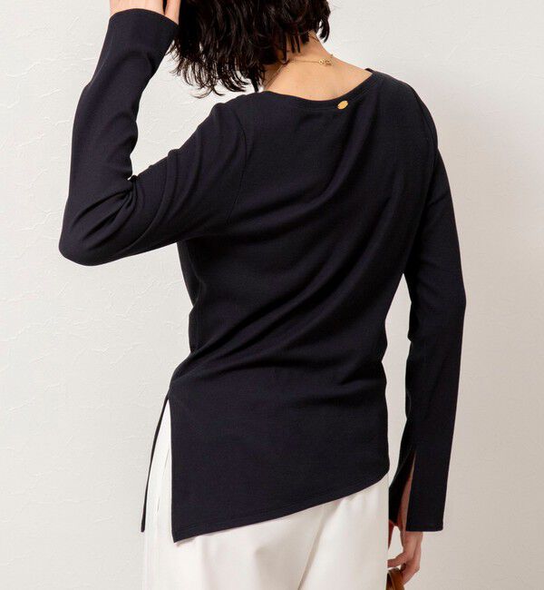 NOLLEY'S sophi「ウォッシャブルベアテレコスリットロンＴ」|Tシャツ・カットソー|