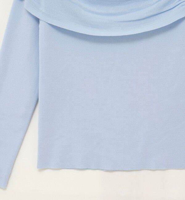 NOLLEY'S sophi「《手洗い可能》イレギュラーネックオフショルプルオーバー」|ニット・セーター|