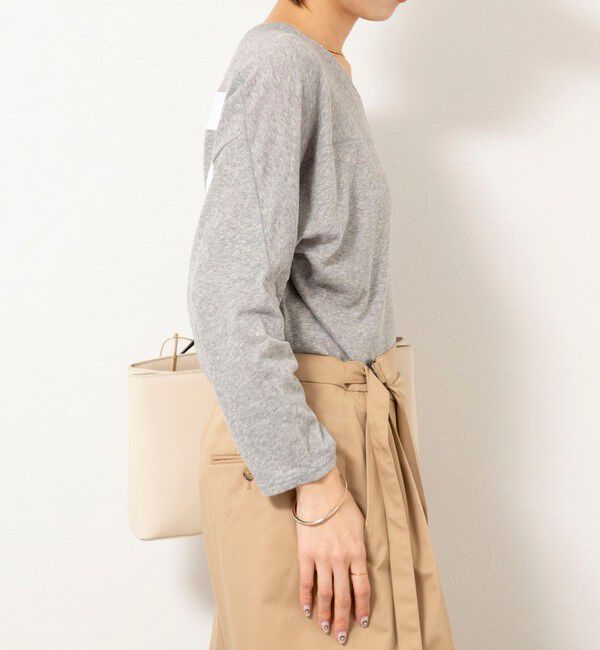 Rie Miller「ウォッシャブル2WAYアメフトライクロンT」|Tシャツ・カットソー|