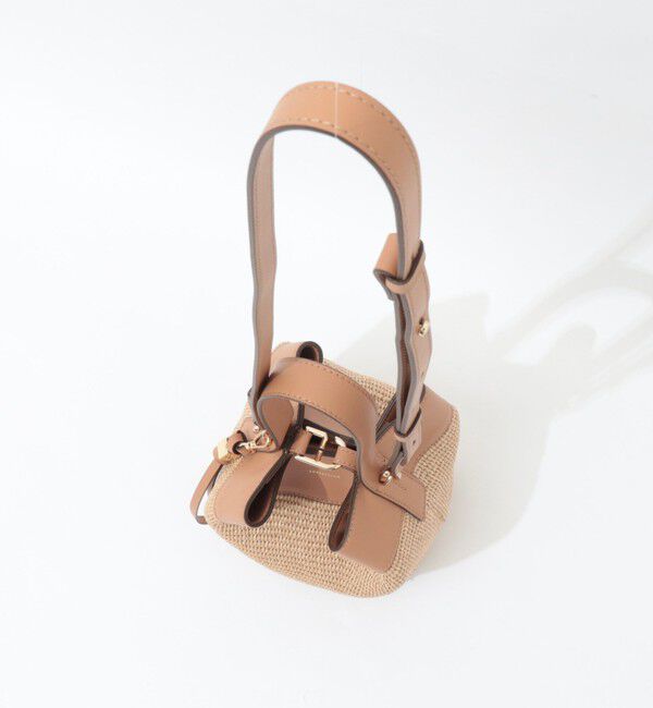 NOLLEY'S「【LORISTELLA/ロリステッラ】キューブワンハンドル雑材コンビバッグ」|ショルダー・メッセンジャー|