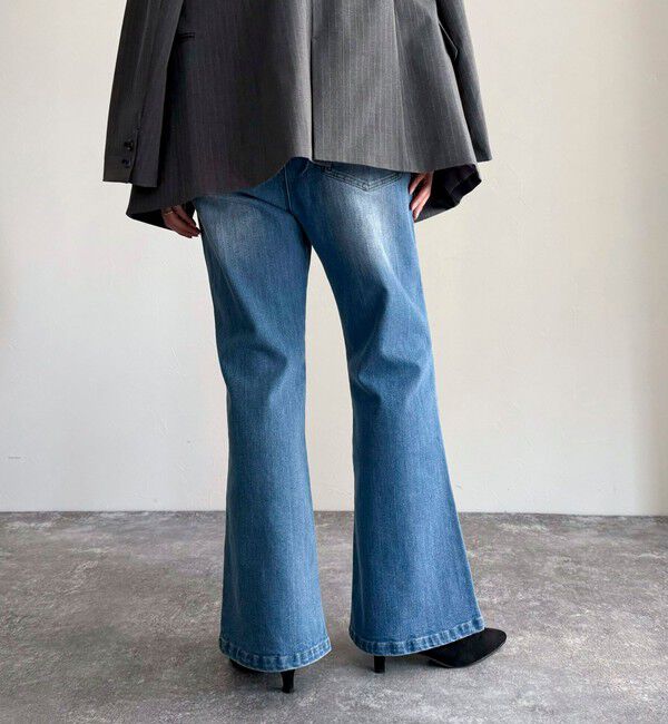 fredy emue「【haru企画】フレアデニムパンツ」|デニム|