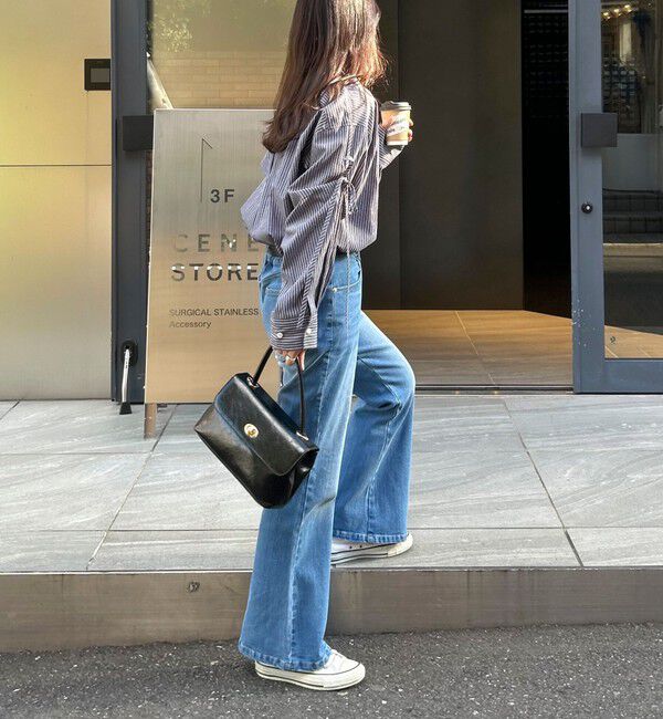 fredy emue「【haru企画】フレアデニムパンツ」|デニム|