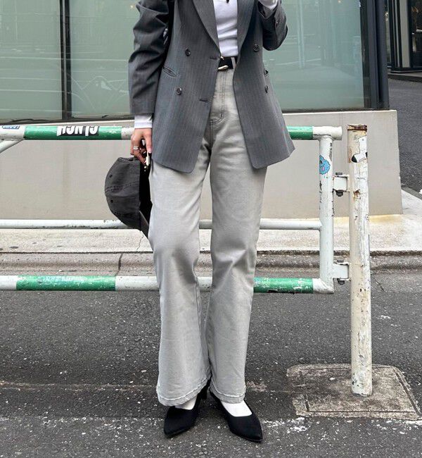 fredy emue「【haru企画】フレアデニムパンツ」|デニム|