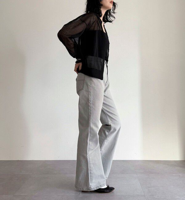 fredy emue「【haru企画】フレアデニムパンツ」|デニム|