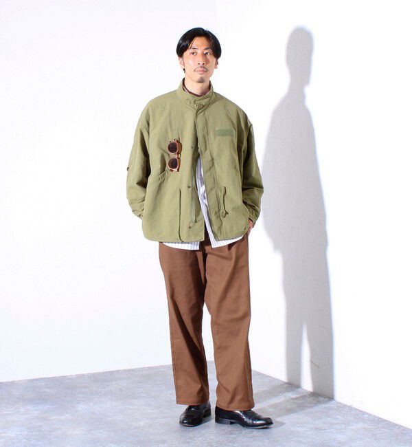 GLOSTER「【GLOSTER/グロスター】ミリタリーテイスト ショート丈モッズブルゾン 裏メッシュ」|ブルゾン・スタジャン|