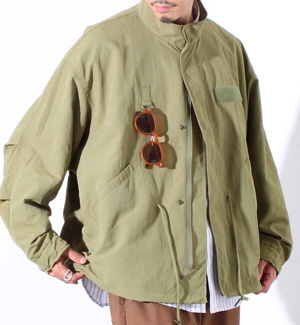 GLOSTER「【GLOSTER/グロスター】ミリタリーテイスト ショート丈モッズブルゾン 裏メッシュ」|ブルゾン・スタジャン|