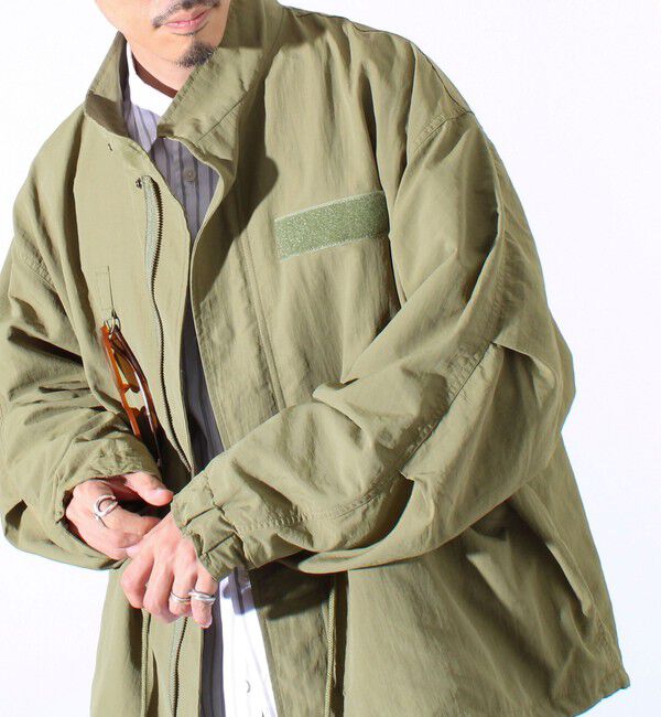 GLOSTER「【GLOSTER/グロスター】ミリタリーテイスト ショート丈モッズブルゾン 裏メッシュ」|ブルゾン・スタジャン|