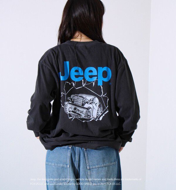 GLOSTER「【GOOD ROCK SPEED】Jeep / ジープ バックプリント ロングスリーブTシャツ ロンT」|Tシャツ・カットソー|