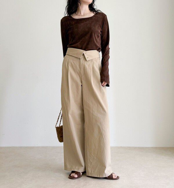 fredy emue「シアーフロッキーフレアスリーブプルオーバー」|Tシャツ・カットソー|