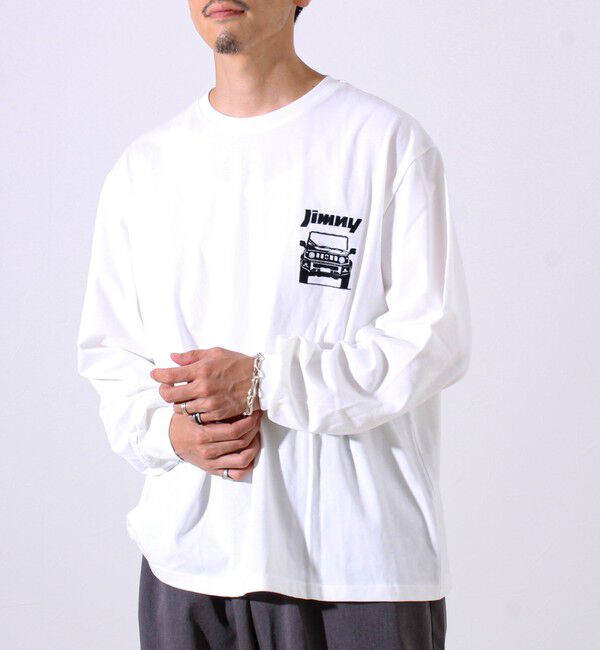 GLOSTER「【ロングセラーコラボ】ジムニー&times;GLOSTER 長袖プリントTシャツ」|Tシャツ・カットソー|