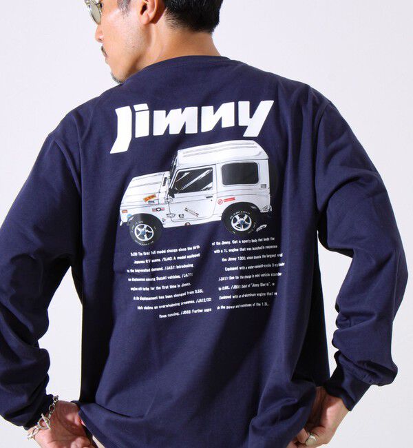GLOSTER「【ロングセラーコラボ】ジムニー&times;GLOSTER 長袖プリントTシャツ」|Tシャツ・カットソー|
