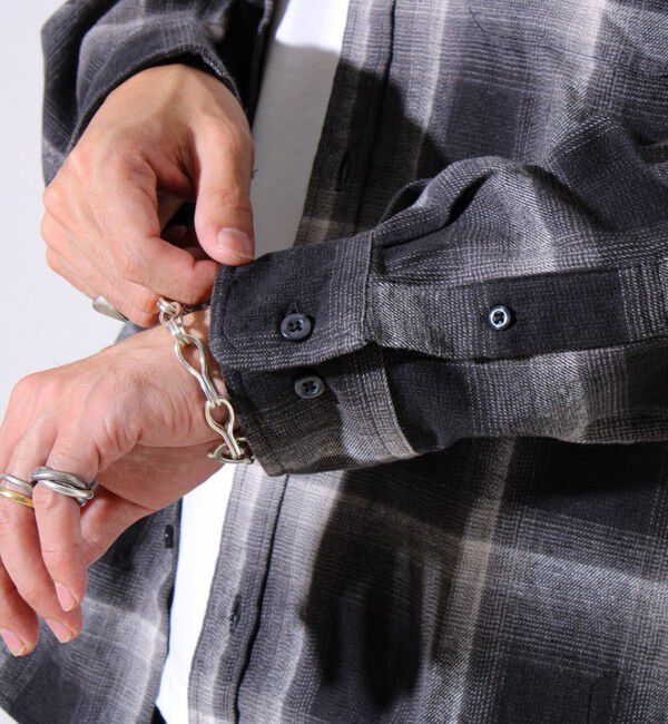 GLOSTER「＜つぶし衿＞U.S.COTTON混 レギュラーカラーチェックネルシャツ」|シャツ・ブラウス|