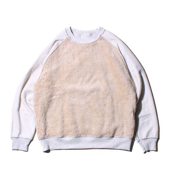 GLOSTER「【カラバリ豊富/UNISEX/高コスパ】【DISCUS】身頃裏ボアクルートレーナー」|スウェット・ジャージ|