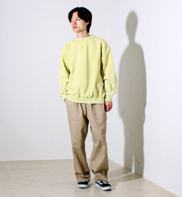 GLOSTER「【雪の色ムラ】カラフルスノーパウダー裏起毛スウェット」|スウェット・ジャージ|