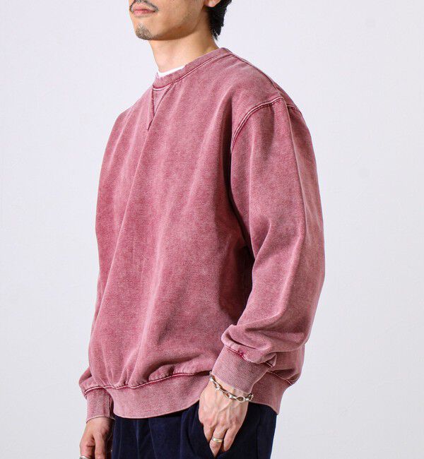 GLOSTER「【雪の色ムラ】カラフルスノーパウダー裏起毛スウェット」|スウェット・ジャージ|