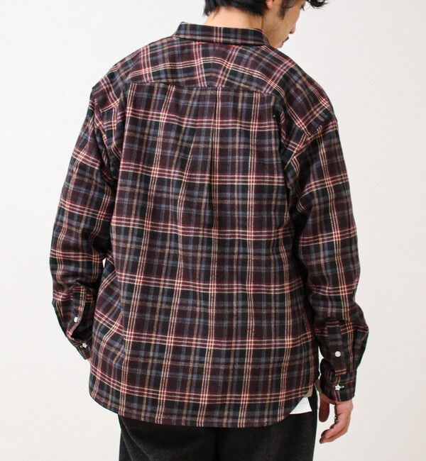 GLOSTER「【BOY ASTLAD刺繍】 フラップポケット ボタンダウンネルシャツ」|シャツ・ブラウス|