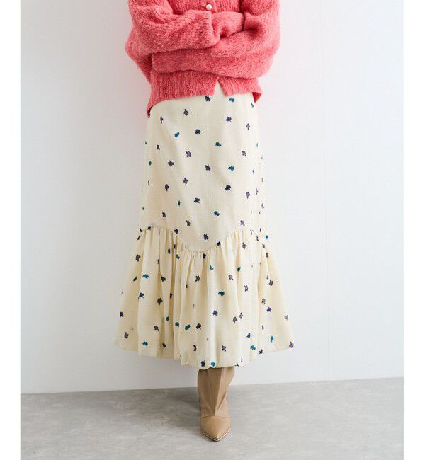 VIS「小花柄バルーンスカート」|スカート|