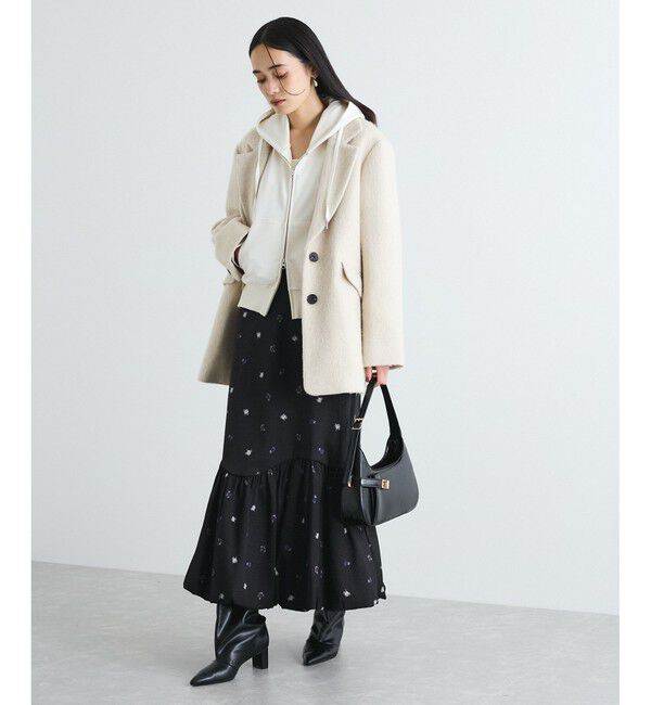 VIS「小花柄バルーンスカート」|スカート|