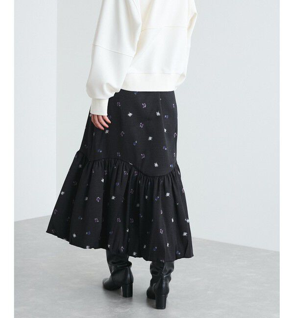 VIS「小花柄バルーンスカート」|スカート|
