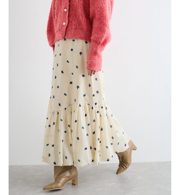 VIS「小花柄バルーンスカート」|スカート|生成サブ