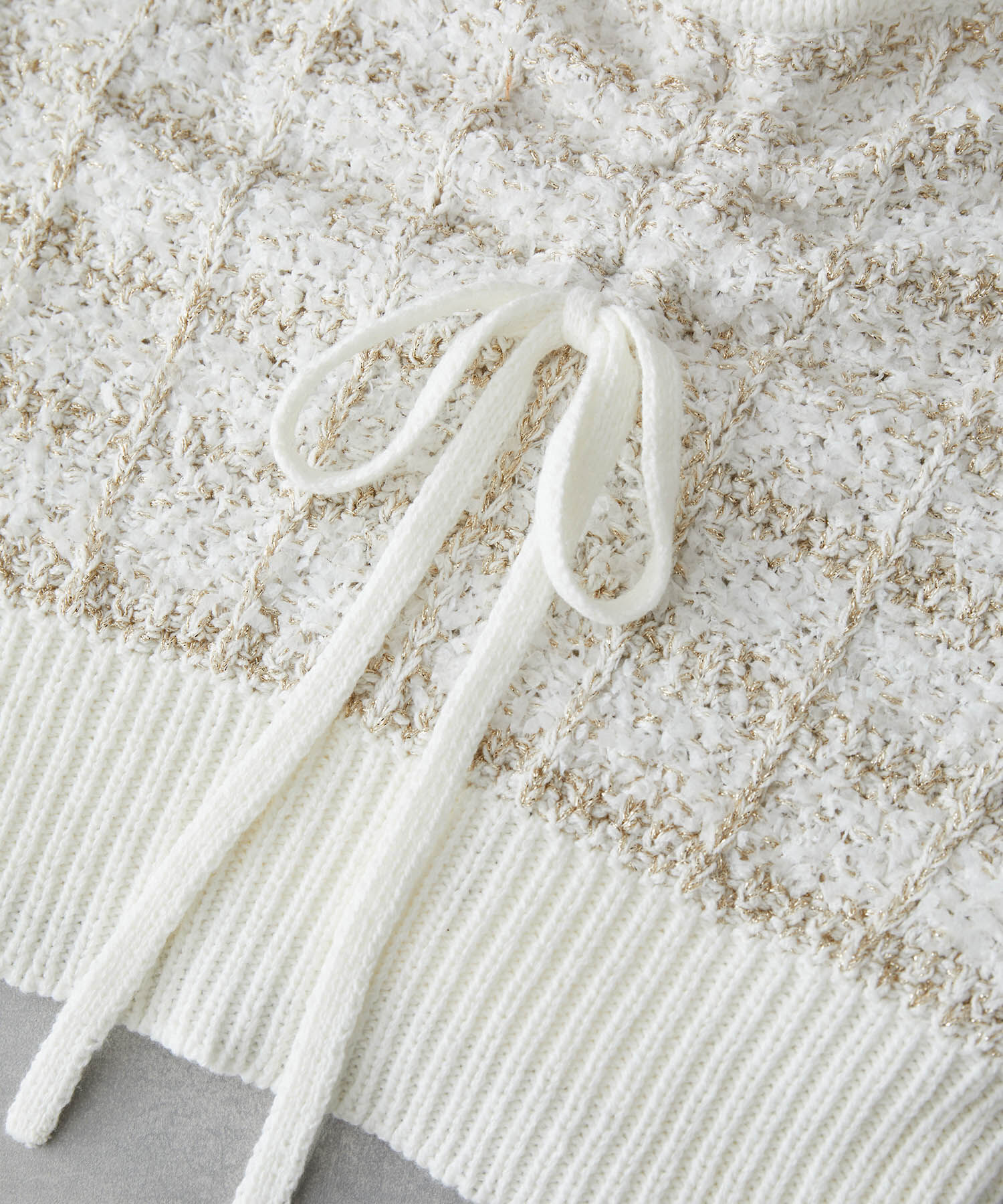 VIS「【アンサンブル対応】ニットツイードキャミソール【洗える】」|キャミソール|